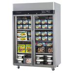 TURBO AIR 2 DOOR UPRIGHT FREEZER- GLASS DOORS 1215 LITRES