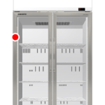 SKOPE 2 GLASS DOOR UPRIGHT FRIDGE TOP MOUNT