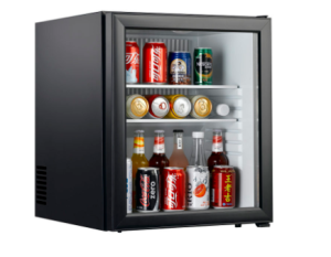 JVD FD60 HEAT-ABSORPTION 60L GLASS DOOR MINIBAR WITH LOCK